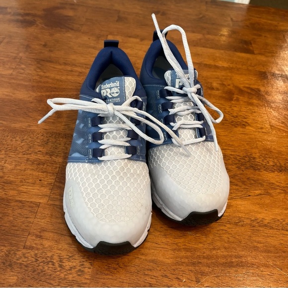 Timberland Womens Pro Radius Gray Blue Safety Shoes size 9 - Picture 4 of 14